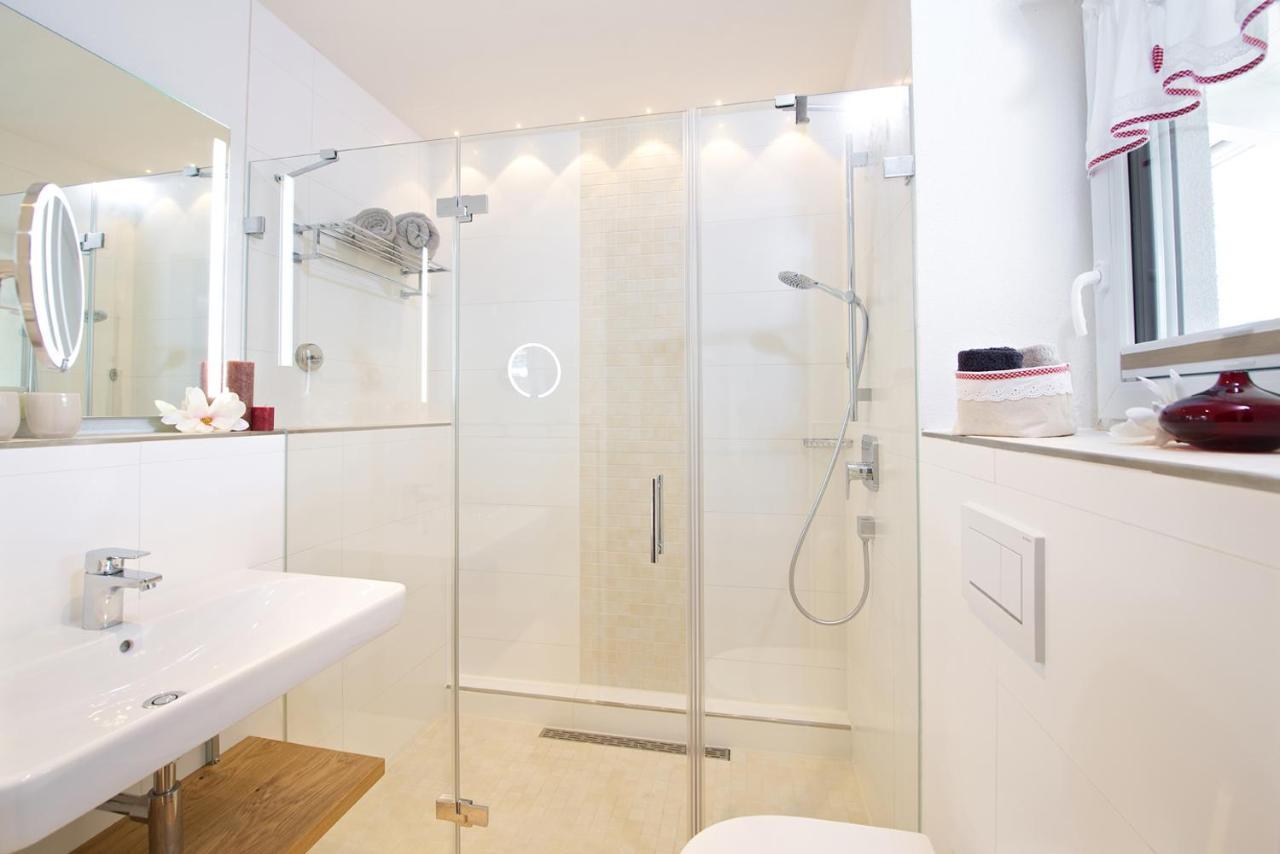 5 Sterne Ferienwohnung Hochgratblick Mit Schwimmbad Und Sauna Oberstaufen Dış mekan fotoğraf